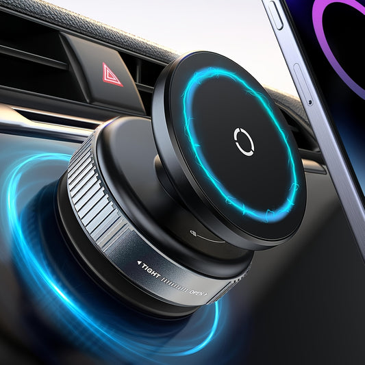 Magnetic Car Phone Mount - 360° Rotatable Suction Holder