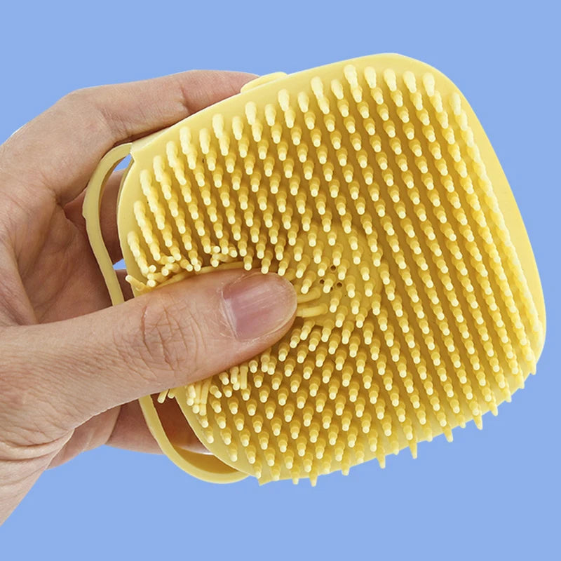 Shampoo Silicone Brush - Grooming Bath for Dogs and Cats