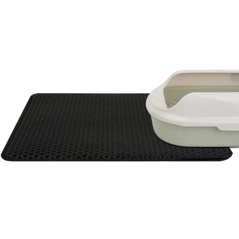 Cat Litter Mat With Gift Double Layer Waterproof Pet Litter Box