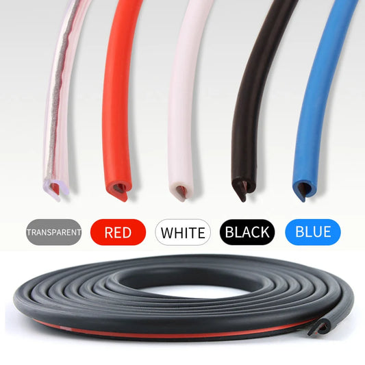 Car Door Edge Protector Strip - U-Shape Rubber Guard