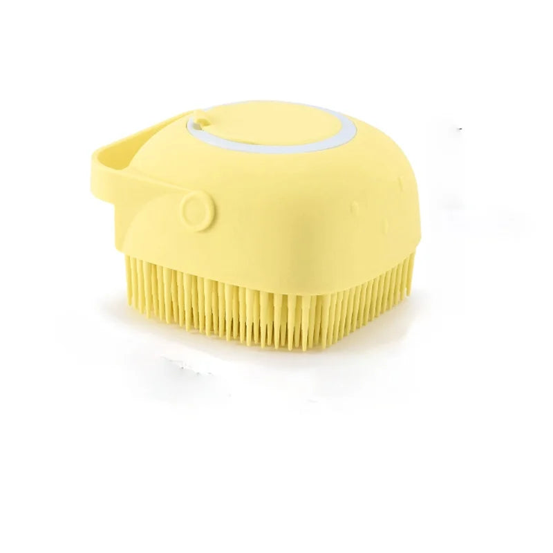 Shampoo Silicone Brush - Grooming Bath for Dogs and Cats