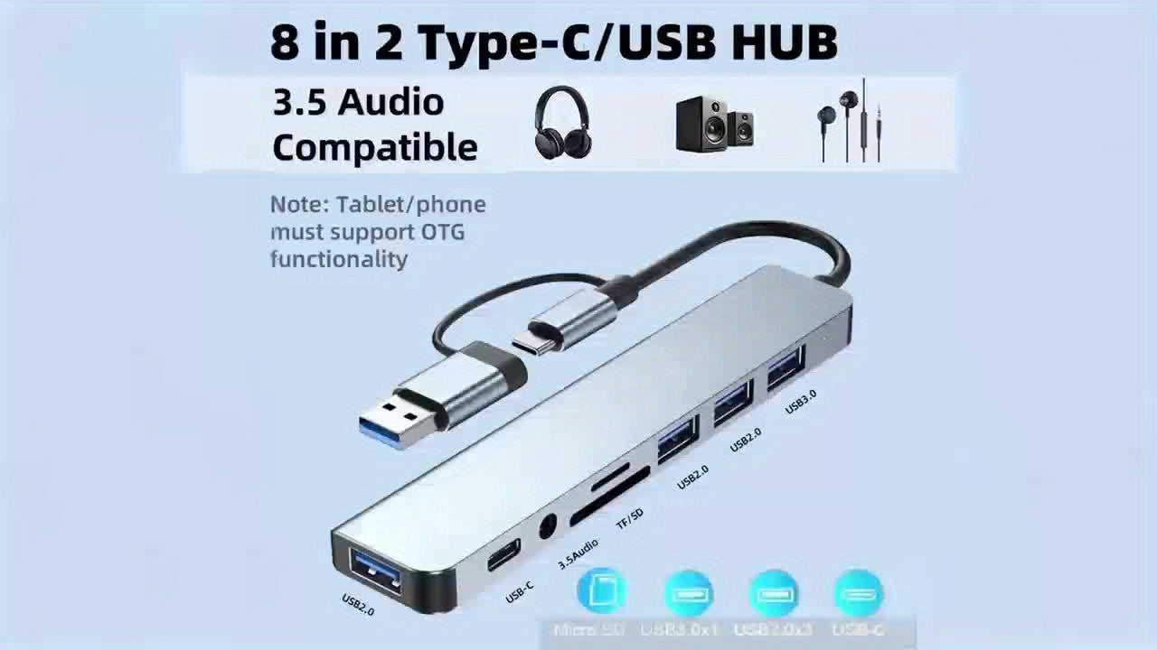 ProLink 8-in-1 USB-C Docking Station Hub